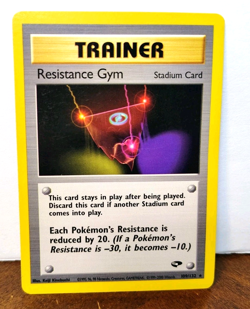 POKEMON RESISTANCE GYM 109/132 RARE TRAINER GYM CHALLENGE LP - Image 1