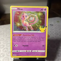 Mew Holo Rare Celebrations 011/025 LP- Pokemon TCG - Image 1