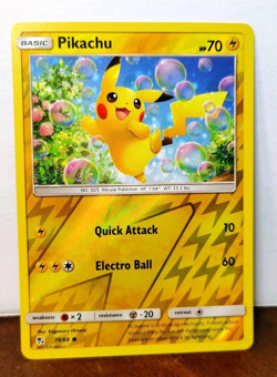 POKEMON PIKACHU 19/68 REVERSE HOLO HIDDEN FATES NM NEAR MINT - Image 1