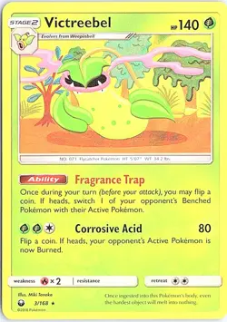 Victreebel Holo Rare SM - Celestial Storm 3/168 LP Pokemon - Image 1