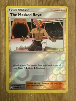 The Masked Royal - 139/168 - Uncommon - Reverse Holo Pokemon NM - Image 1