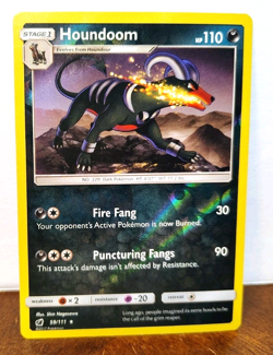 POKEMON HOUNDOOM 59/111 REVERSE HOLO RARE CRIMSON INVASION LP - Image 1