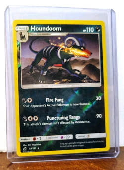 POKEMON HOUNDOOM 59/111 REVERSE HOLO RARE CRIMSON INVASION LP - Image 5
