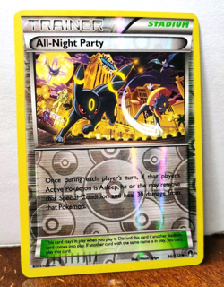POKEMON ALL-NIGHT PARTY 96/122 REVERSE HOLO BREAKPOINT MP UMBREON - Image 1