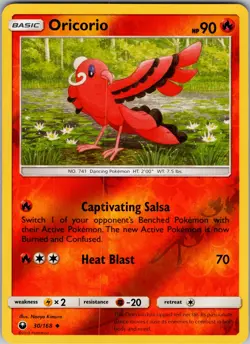 Oricorio (30) 30/168 SM - Celestial Storm Pokemon TCG LP-NM - Image 1