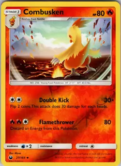 Combusken 27/168 SM - Celestial Storm Pokemon TCG LP-NM - Image 1