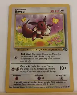 Pokemon Eevee Evolution Set. Incl Holo Vaporeon Great Condition Jungle Series🔥 - Image 2