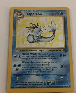 Pokemon Eevee Evolution Set. Incl Holo Vaporeon Great Condition Jungle Series🔥 - Image 3