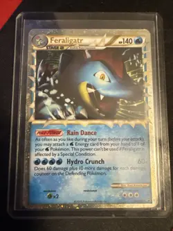 Feraligatr Pokemon 2010 Heart Gold Soul Silver Black Star Promo HGSS07 - Image 1