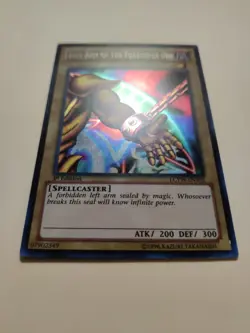 Yugioh! Left Arm of the Forbidden One LCYW-EN305 Secret Rare 1st Ed LP - Image 3