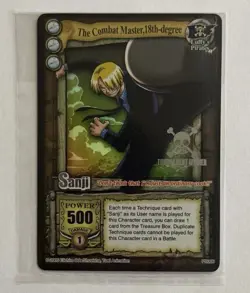 2005 One Piece CCG The Quest Begins Sanji Tournament Winner Promo Sealed PR006 - Image 1