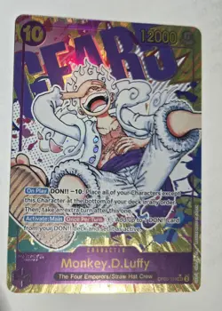 One Piece TCG OP05-119 Monkey D. Luffy Gear 5 Parallel SEC Alt Art English - Image 1