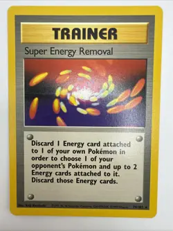 Super Energy Removal 79/102 Base Set Regular Rare Vintage Pokemon Card - Image 3