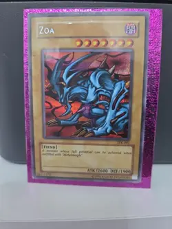 Yu-Gi-Oh! TCG Zoa TFK-001 Prismatic Secret Rare Holo Card Limited Edition NM - Image 1