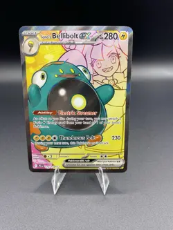 Pokemon TCG Iono's Bellibolt EX Full Art Ultra Rare Holo Card 172/159 - Image 1