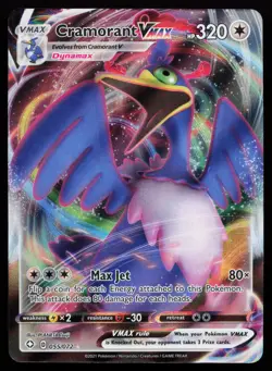 Cramorant VMAX 055/072 Ultra Rare Shining Fates Pokemon Card - Image 1