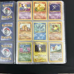 126 Vintage Pokemon Card Lot Binder Holos WOTC 1999 Base Jungle Fossil Eng Jpn - Image 3