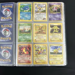 126 Vintage Pokemon Card Lot Binder Holos WOTC 1999 Base Jungle Fossil Eng Jpn - Image 4