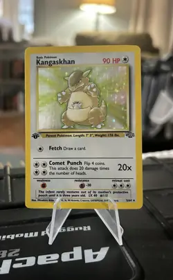 Pokemon Kangaskhan Jungle 5/64 Holo Rare 90 HP 1st Edition Card Holo LP/NM 🔥🔥 - Image 1