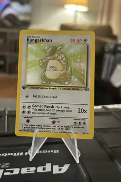Pokemon Kangaskhan Jungle 5/64 Holo Rare 90 HP 1st Edition Card Holo LP/NM 🔥🔥 - Image 2