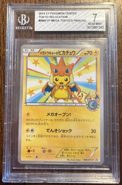 Pokemon Card Mega Tokyo’s Pikachu 098/XY-P Promo Tokyo Relocation 2014 Graded - Image 1
