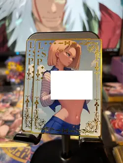 Goddess Story Metal Card Rare Waifu Anime Dragon Ball Z Android 18 - Image 2