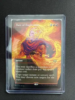 Flare of Duplication (Borderless) Modern Horizons 3 Foil - Image 1