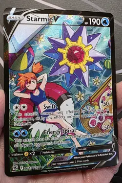 Pokemon Starmie V Full Art Ultra Rare Holo Astral Radiance TG13/TG30 NM - Image 3