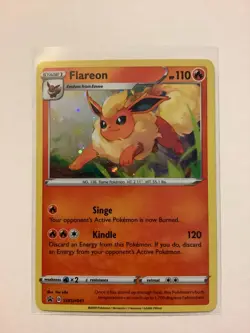 2020 Pokemon Black Star Promo SWSH041 Flareon Cosmo Holo M/NM - Image 1