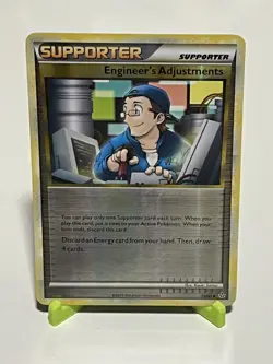 Pokemon Engineer's Adjustments 75/95 Unleashed Reverse Holo UC NM Condition - Image 1