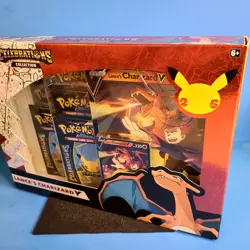 Pokemon TCG Celebrations Collection Lance's Charizard V Box NEW Factory Sealed - Image 4