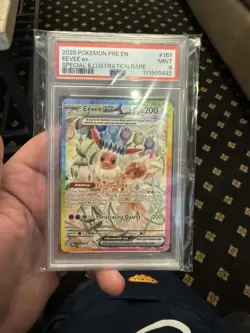 2025 Pokemon EEVEE EX 167/131 Prismatic Evolutions SIR Holo English PSA 9 Mint - Image 1