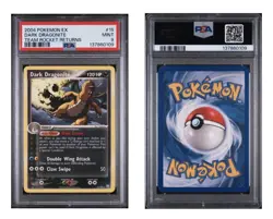 2004 POKEMON EX DARK DRAGONITE TEAM ROCKET RETURNS PSA 9 - Image 3