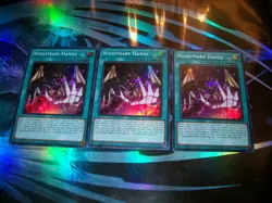 3x Nightmare Hands 1st Edition Super Rare BPRO-EN068 Yu-Gi-Oh! - Image 1