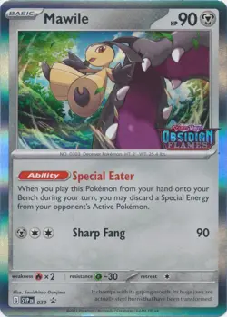 Mawile SVP039 SVP 039 Obsidian Flames Promo Pokemon Card NM - Image 1