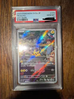 PSA 10 - Pikachu - sv2a 173 AR - Japanese - Pokemon Card - Pokemon Card 151 - Image 1