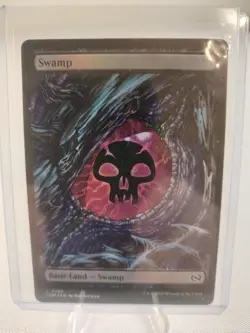 MTG Magic the Gathering Swamp (0289) (foil) Tarkir Dragonstorm NM - Image 1