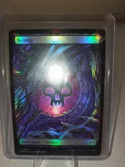 MTG Magic the Gathering Swamp (0289) (foil) Tarkir Dragonstorm NM - Image 2