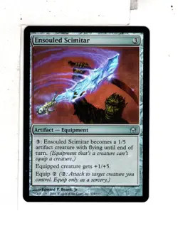 MTG SkeenAB Ensouled Scimitar FOIL from Fifth Dawn. NM. - Image 1