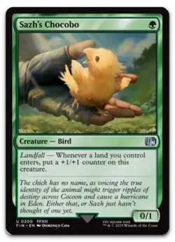 Sazh's Chocobo #200 (NM) Final Fantasy FIN Magic MTG - Image 1