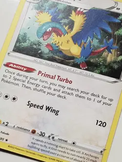 Archeops 147/195 Rare Non Holo DECK EXCLUSIVE PROMO Silver Tempest Pokemon Card - Image 2