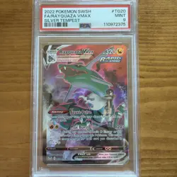 Pokemon TCG Rayquaza VMAX TG20/TG30 SWSH Silver Tempest PSA 9 Mint - Image 1