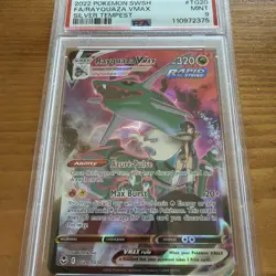 Pokemon TCG Rayquaza VMAX TG20/TG30 SWSH Silver Tempest PSA 9 Mint - Image 3