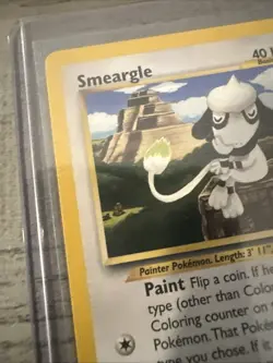 2001 Pokemon - Smeargle Non-Holo - WOTC Black Star Promo #32 - Pokemon League NM - Image 3