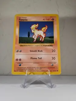 Pokemon TCG Ponyta 060/102 Base Set (Shadowless) Regular - Image 1
