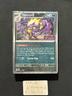 SEALED Pokemon Phantasmal Flames - Toxtricity - MEP 017 -Built & Battle PROMO - Image 1