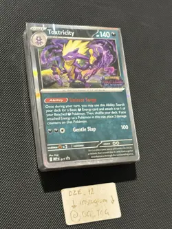 SEALED Pokemon Phantasmal Flames - Toxtricity - MEP 017 -Built & Battle PROMO - Image 2