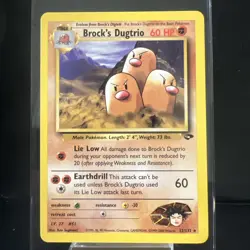 Pokemon TCG Brock's Dugtrio 22/132 Gym Challenge Rare NM/LP - Image 1