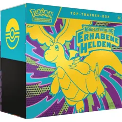 Pokemon TCG Mega Entwicklung Erhabene Helden Top Trainer Box Deutsche Sealed OVP - Image 1