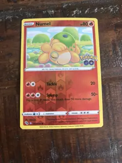 Numel 013/078 ditto Peelable Ditto Reverse Holo Pokemon Go TCG - Image 1